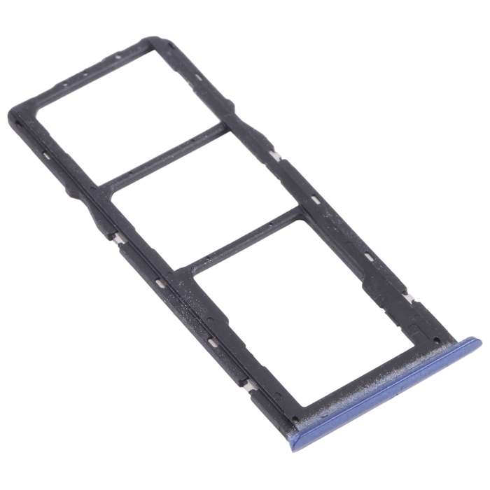 For OPPO Realme 7 (Global) SIM Card Tray + SIM Card Tray + Micro SD Card Tray (Silver)