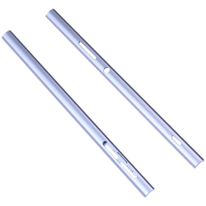 1 Pair Metal Side Part Sidebar For Sony Xperia XA2 Ultra(Black)