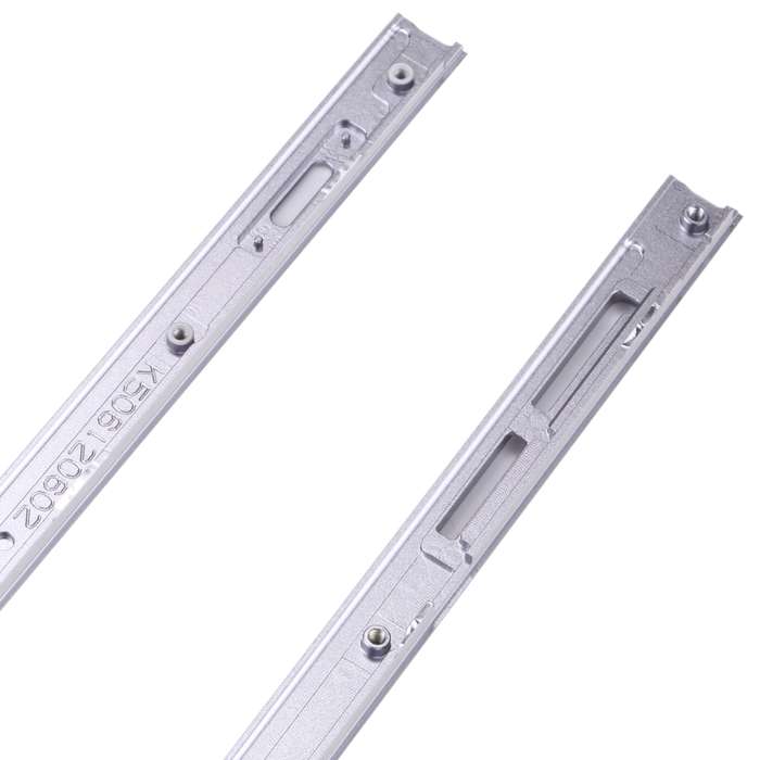 1 Pair Metal Side Part Sidebar For Sony Xperia XA2 Ultra(Black)