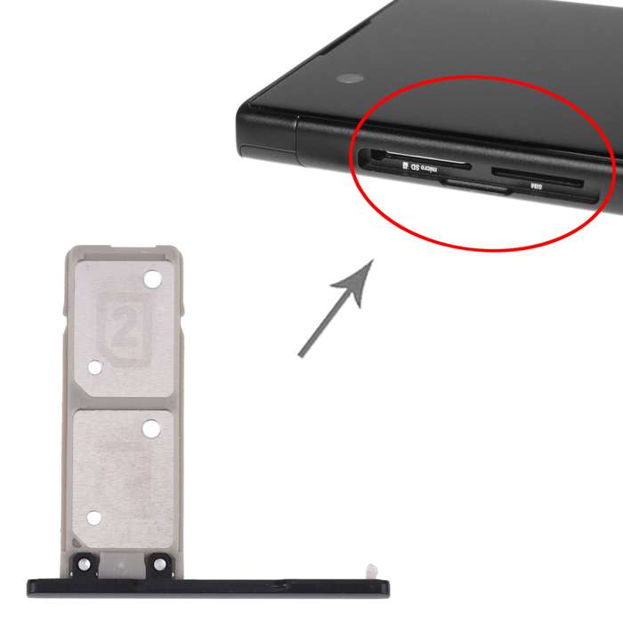SIM Card Tray + SIM Card Tray for Sony Xperia XA1 Ultra / Xperia XA1 (Gold)