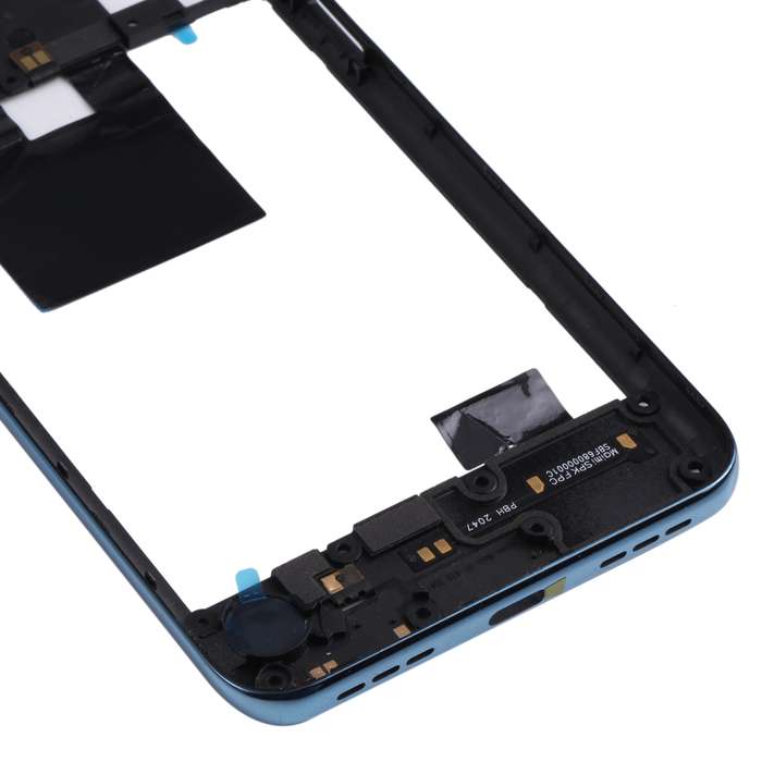 Original Middle Frame Bezel Plate for TCL 20L / 20 Lite T774H, T774B (Blue)