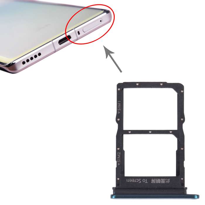 SIM Card Tray + SIM Card Tray for Huawei Nova 8 (Green)