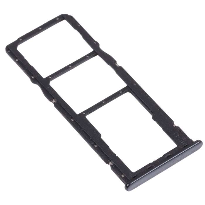 SIM Card Tray + SIM Card Tray + Micro SD Card Tray for Huawei Y7 Pro 2018 (Silver)
