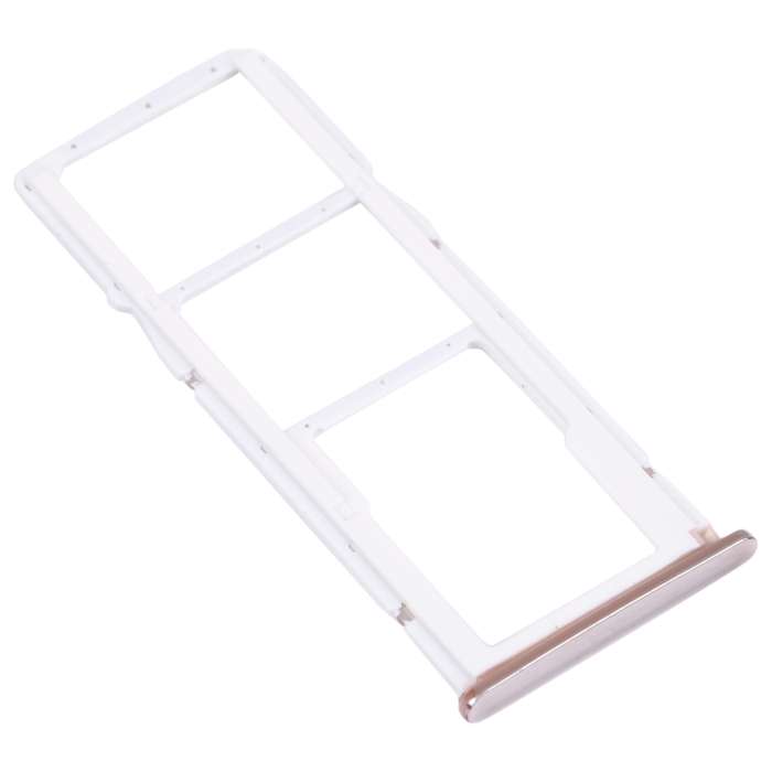 SIM Card Tray + SIM Card Tray + Micro SD Card Tray for Huawei Y7 Pro 2018 (Silver)