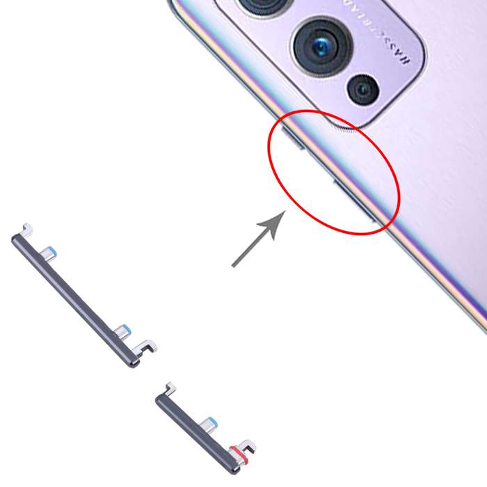 For OnePlus 9 Original Power Button and Volume Control Button (Black)