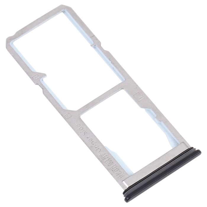 For OPPO Reno2 Z/Reno2 F SIM Card Tray + SIM Card Tray + Micro SD card tray (Black)