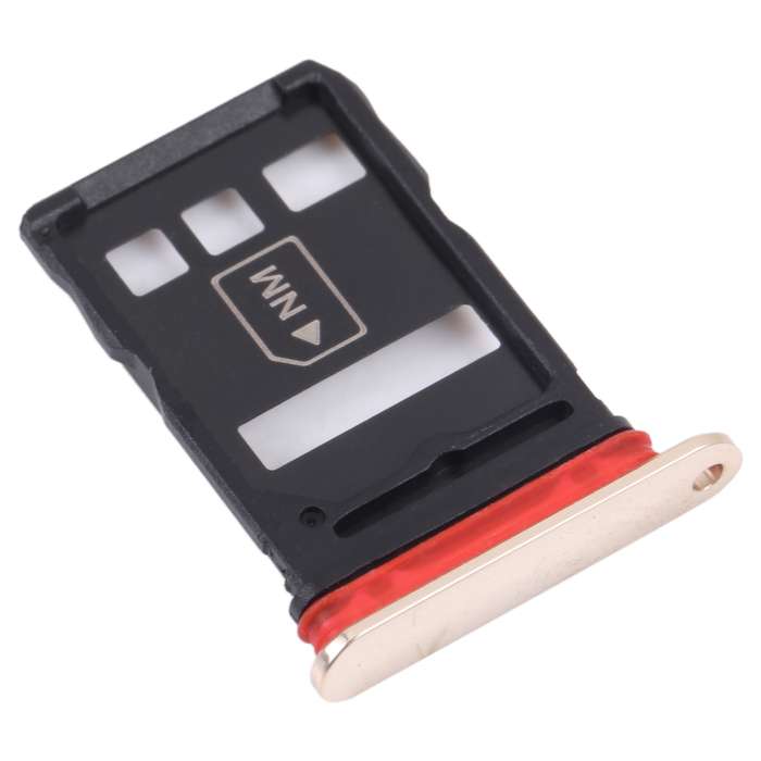 SIM Card Tray + NM Card Tray for Huawei Mate 40E 5G (Silver)