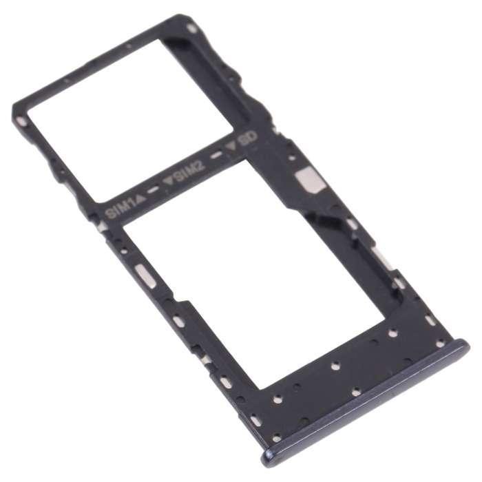 SIM Card Tray + SIM Card Tray / Micro SD Card Tray for TCL 10 5G T790Y T790H (Grey)