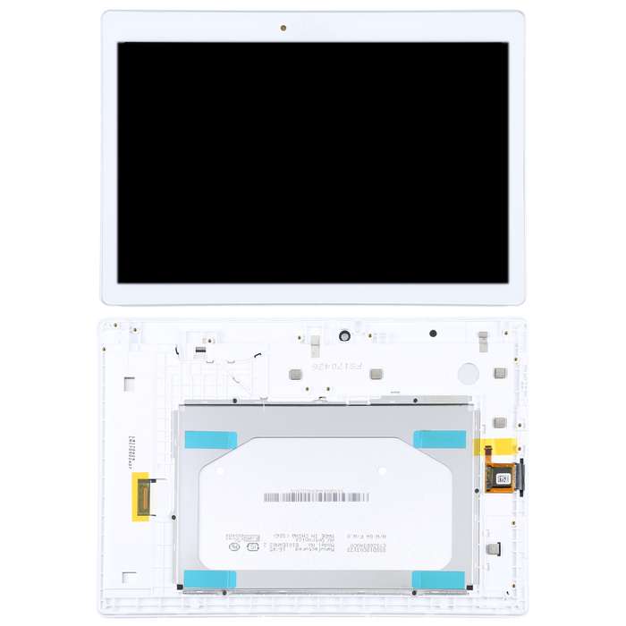 OEM LCD Screen for Lenovo Tab 2 A10-30 YT3-X30 Digitizer Full Assembly with Frame (White)