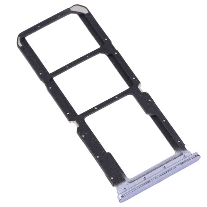 For OPPO A56 5G SIM Card Tray + SIM Card Tray + Micro SD Card Tray (Black)