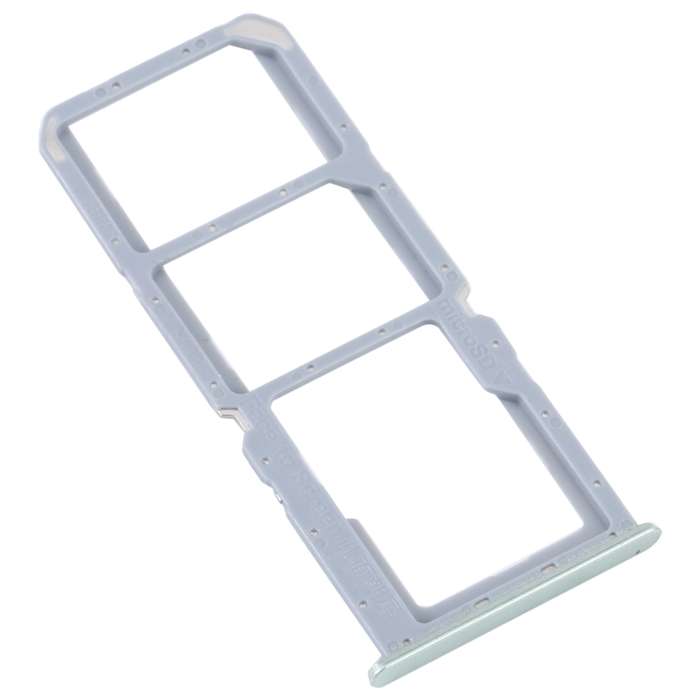 For Realme C30 SIM Card Tray + SIM Card Tray + Micro SD Card Tray (Blue)