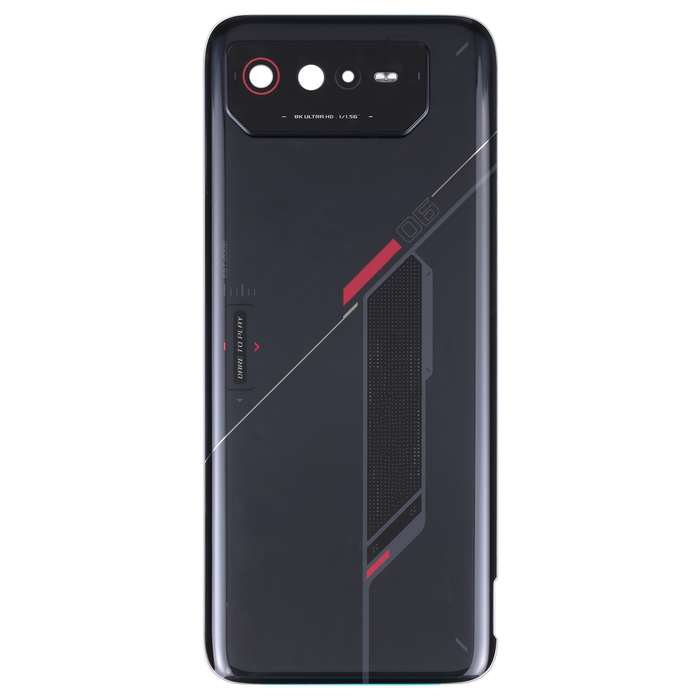 Original Glass Battery Back Cover for Asus ROG Phone 6 AI2201-C AI2201-F(Black)