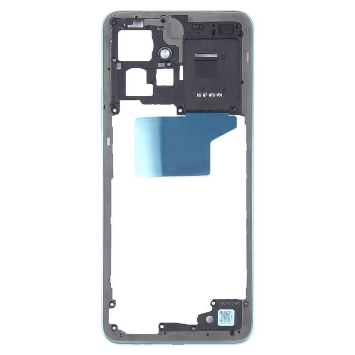 For Xiaomi Redmi Note 12 4G Original Middle Frame Bezel Plate (Black)