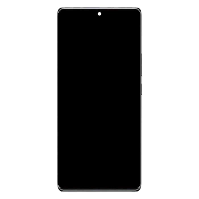 AMOLED LCD Screen For ZTE Axon 40 Pro A2023 Digitizer Full Assembly with Frame(Black)