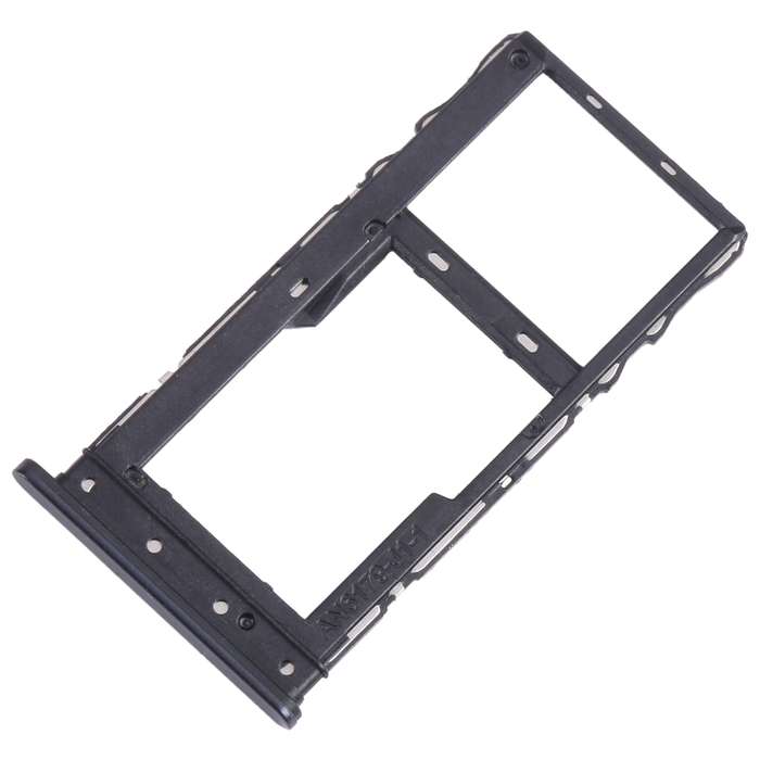 For Motorola Moto G 2022 SIM Card Tray + Micro SD Card Tray (Black)