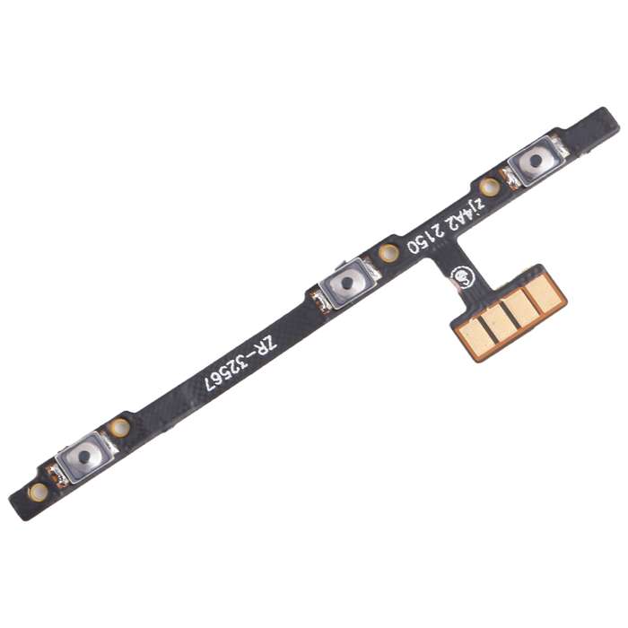 For ZTE Blade A72 4G 2022 Power Button & Volume Button Flex Cable