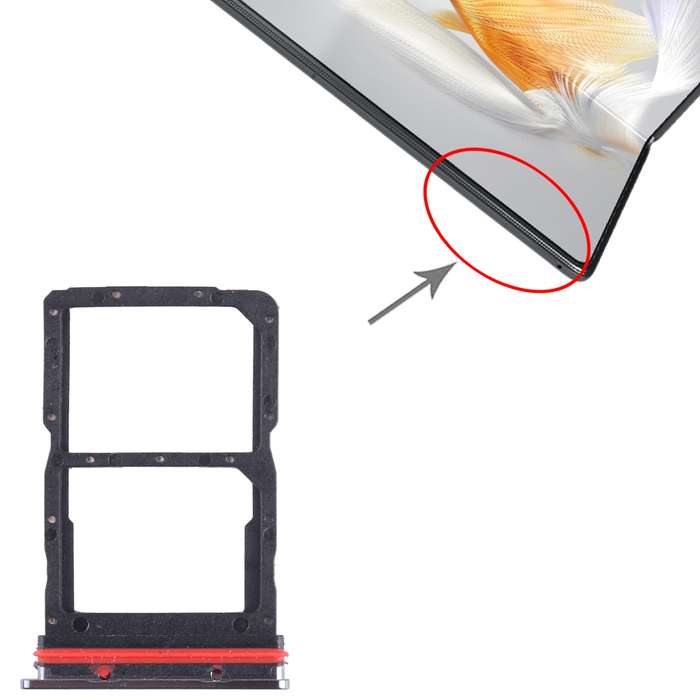 For Huawei Mate X3 SIM + SIM Card Tray (Silver)