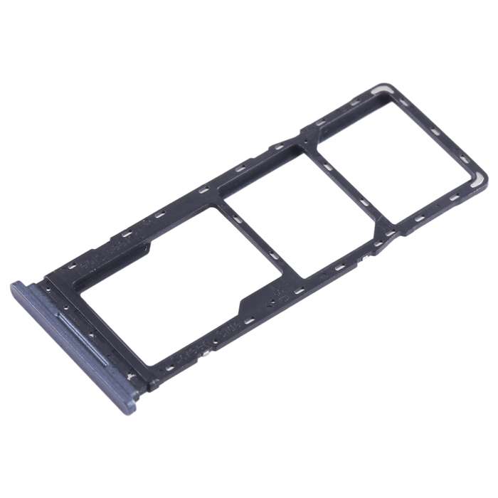 For Tecno Spark Go 2022 SIM Card Tray + SIM Card Tray + Micro SD Card Tray (Silver)