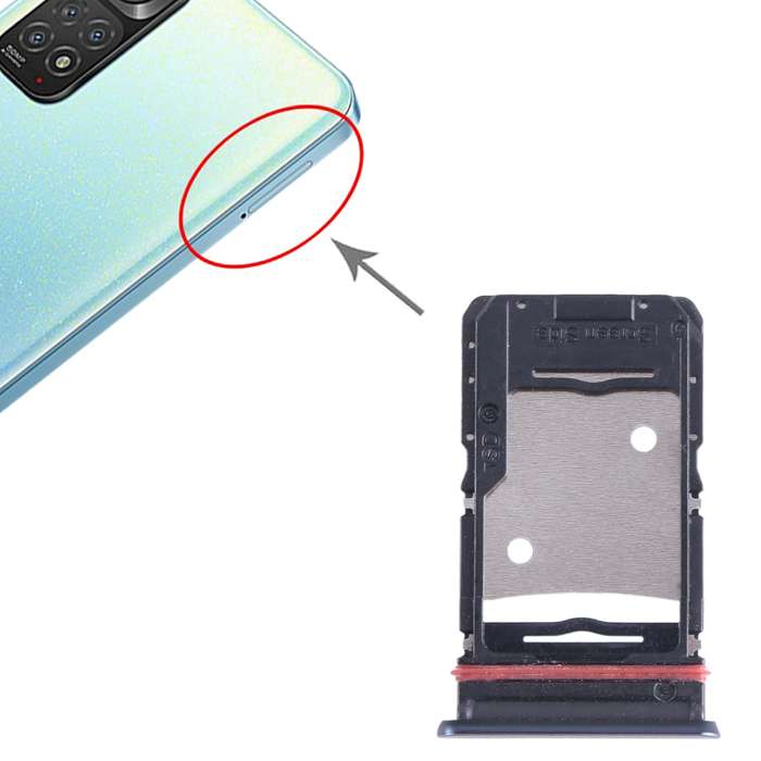 For Infinix Note 11 Pro X697 SIM Card Tray + SIM Card Tray + Micro SD Card Tray (Green)