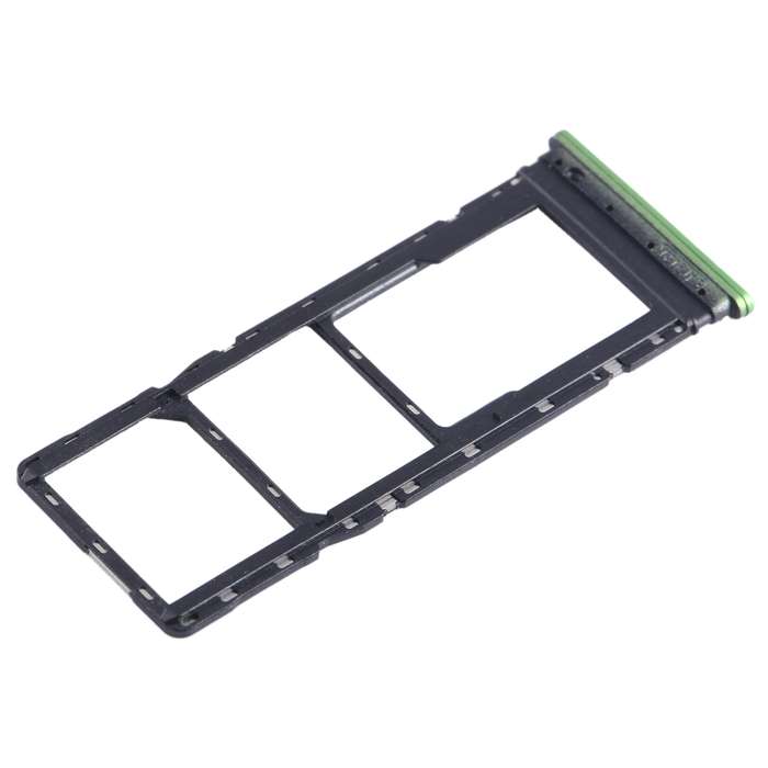 For Infinix Hot 12 X6817 SIM Card Tray + SIM Card Tray + Micro SD Card Tray (Silver)