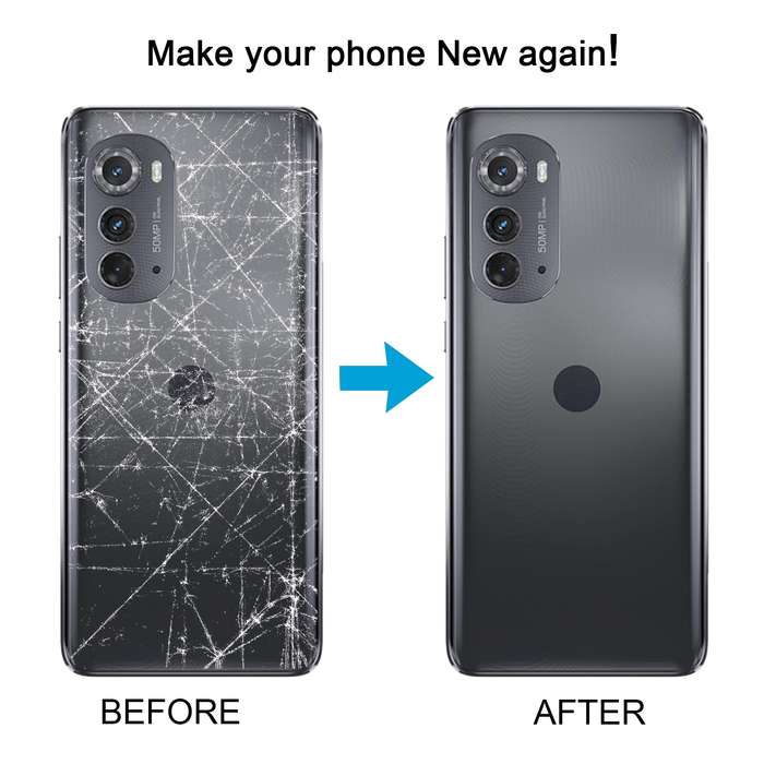 For Motorola Edge 2022 Original Battery Back Cover(Black)