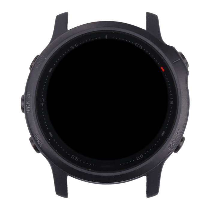 For Garmin Fenix 6S Pro LCD Screen Digitizer Full Assembly With Frame (Black)