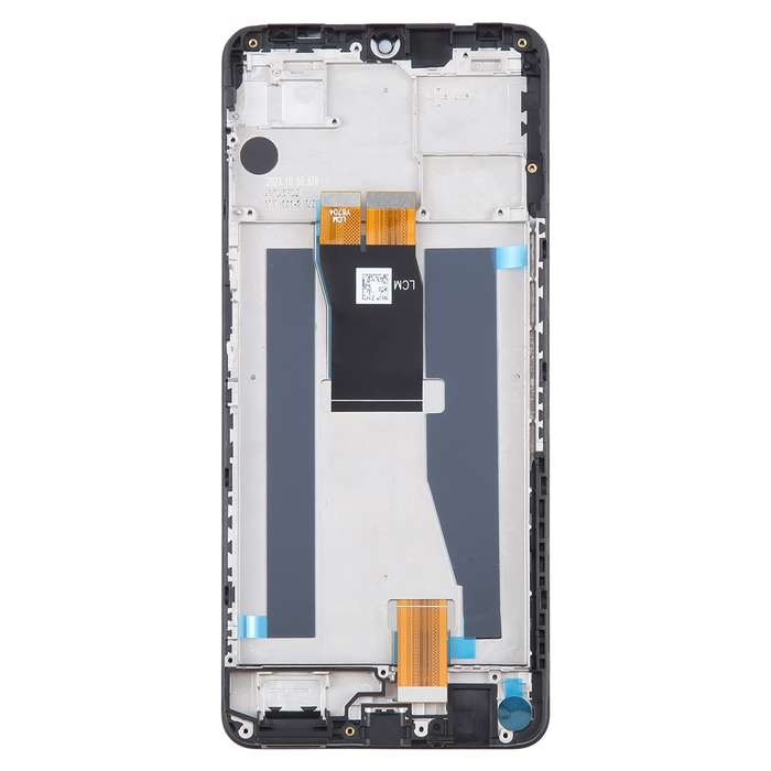 For ZTE Blade V50 Vita 8550 LCD Screen Digitizer Full Assembly with Frame (Black)