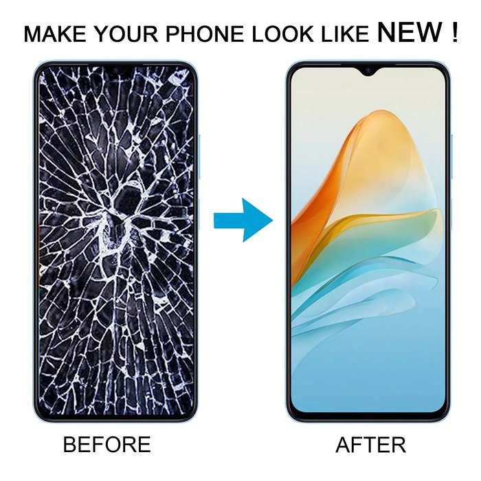 For ZTE Blade V40 Design 8046 LCD Screen Digitizer Full Assembly with Frame (Black)
