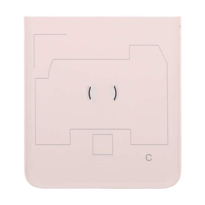 For Motorola Razr 40 Original Lower Part Battery Back Cover(Pink)
