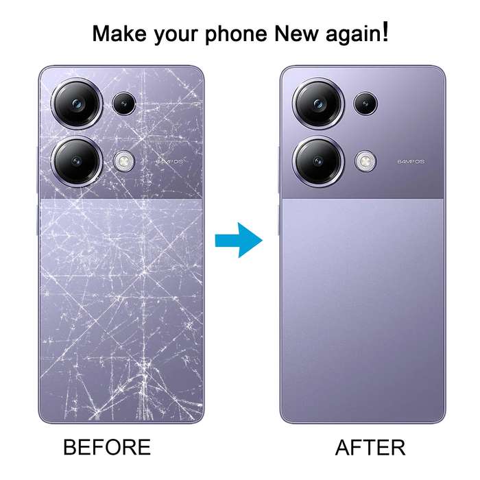 For Xiaomi Poco M6 Pro 4G Original Battery Back Cover(Purple)