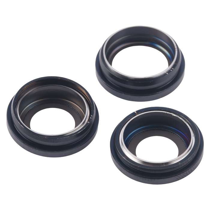 For iPhone 16 Pro 3pcs/Set Camera Lens Cover (Silver)