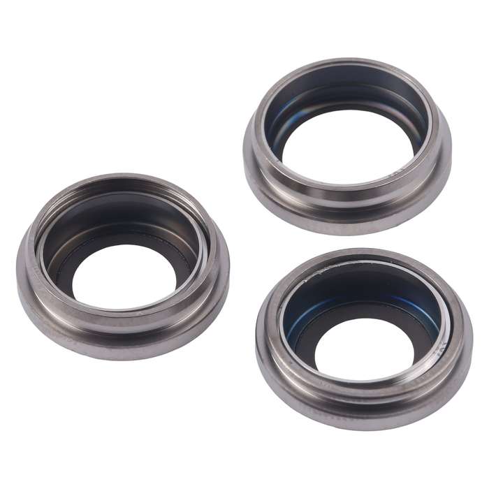 For iPhone 16 Pro 3pcs/Set Camera Lens Cover (Silver)