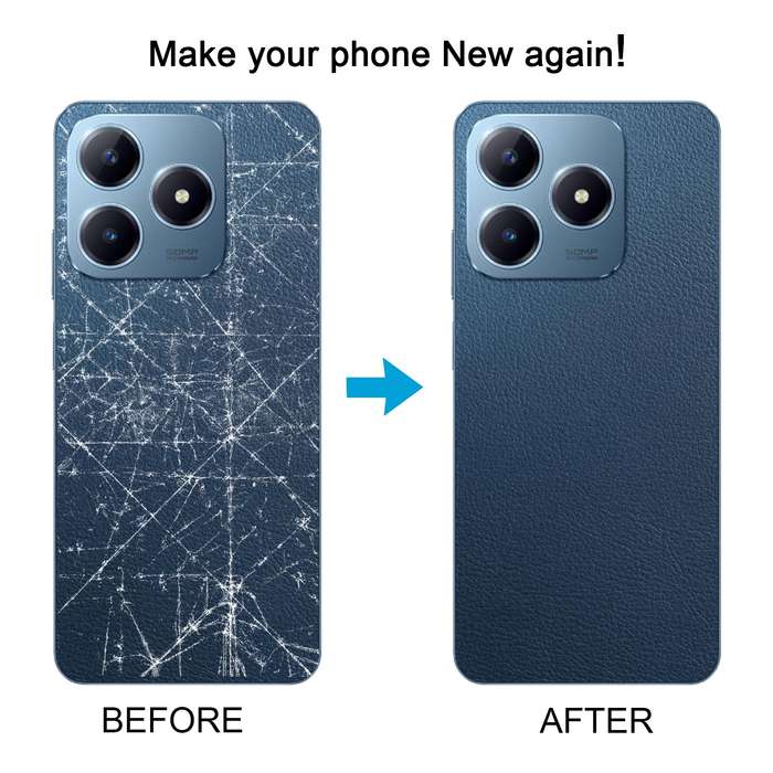 For Realme C63 Original Battery Back Cover with Camera Lens Cover(Green)