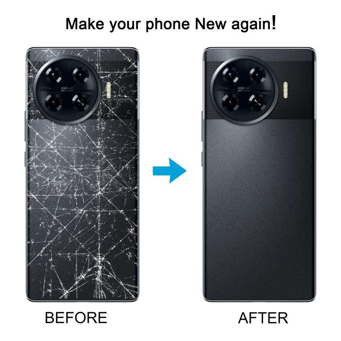 For Tecno Spark 20 Pro+ Original Battery Back Cover(White)