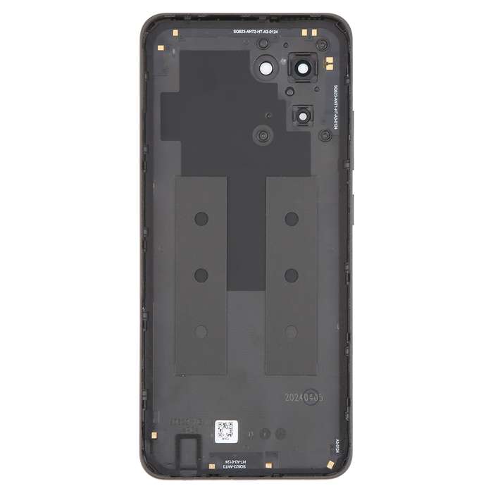For HMD Vibe Original Battery Back Cover with Camera Lens Cover(Black)