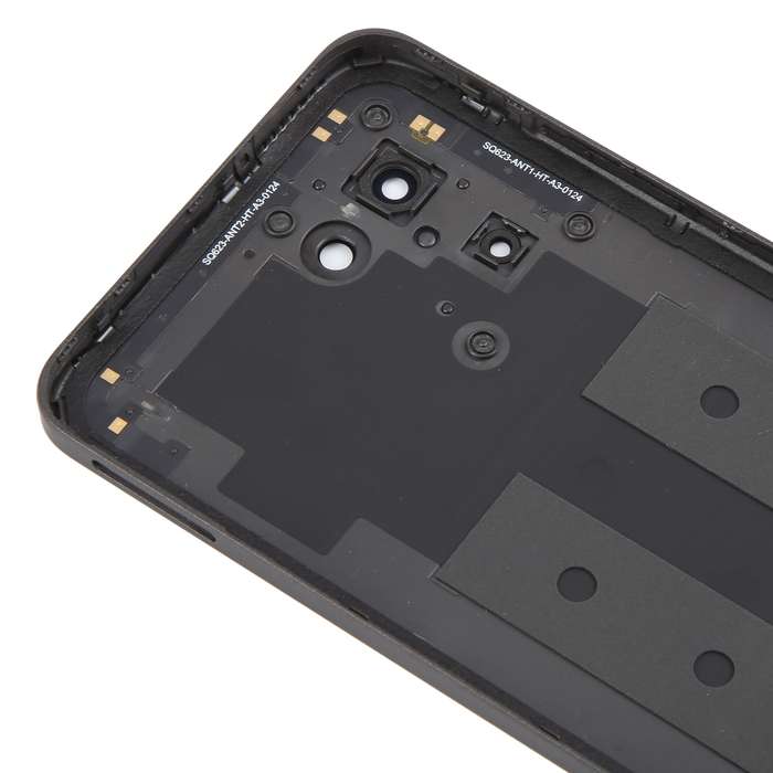 For HMD Vibe Original Battery Back Cover with Camera Lens Cover(Black)