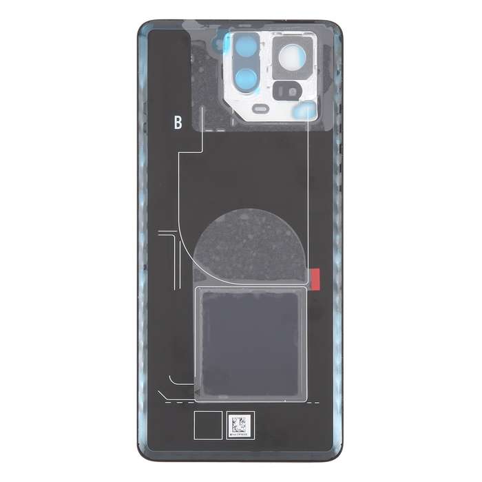 For Asus ROG Phone 9 Pro 5G Original Glass Battery Back Cover with Camera Frame(Matte Black)
