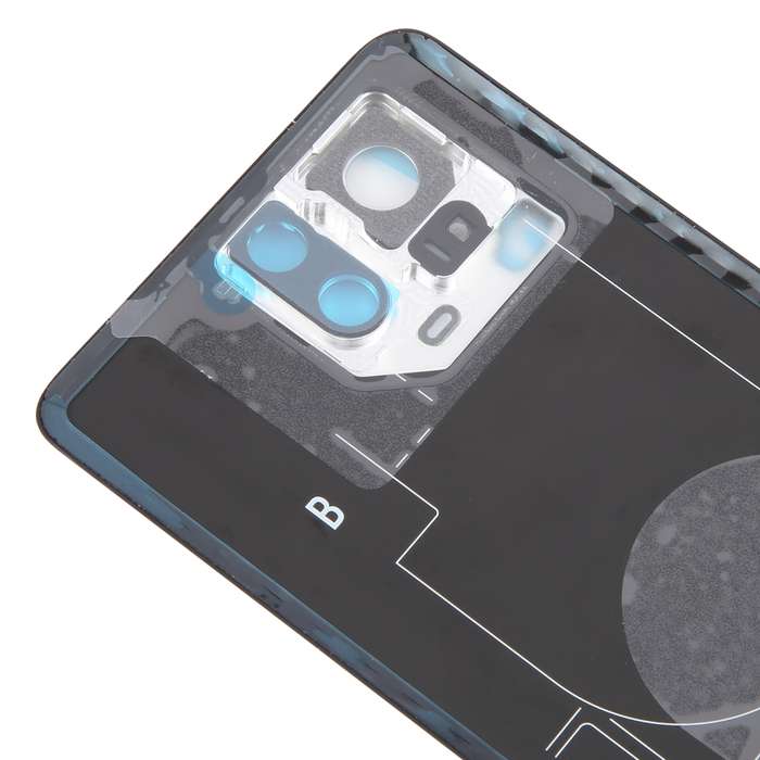 For Asus ROG Phone 9 Pro 5G Original Glass Battery Back Cover with Camera Frame(Matte Black)