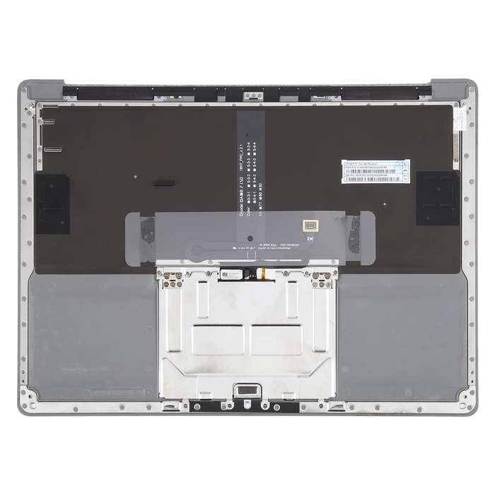 For Microsoft Surface Laptop 3 / 4 / 5 13.5 inch UK Keyboard with C Shell / Touch Board (Grey)
