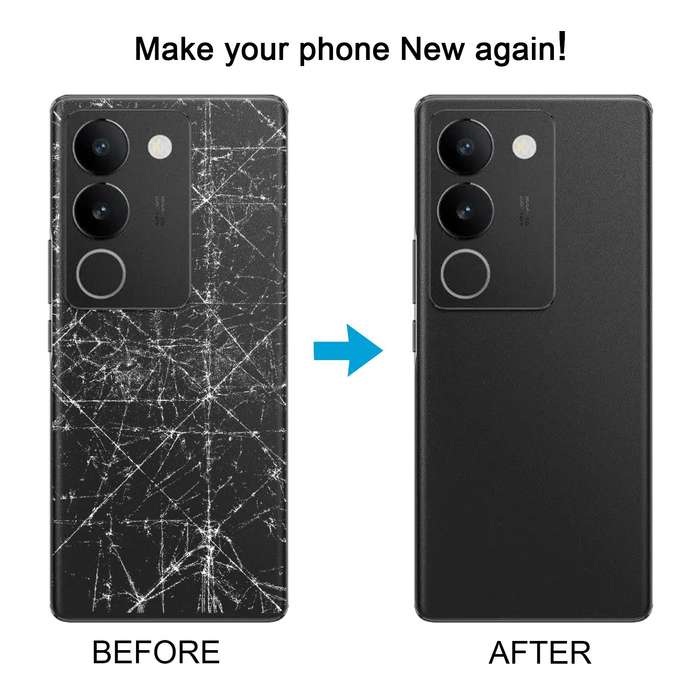 For vivo V29 OEM Battery Back Cover(Black)