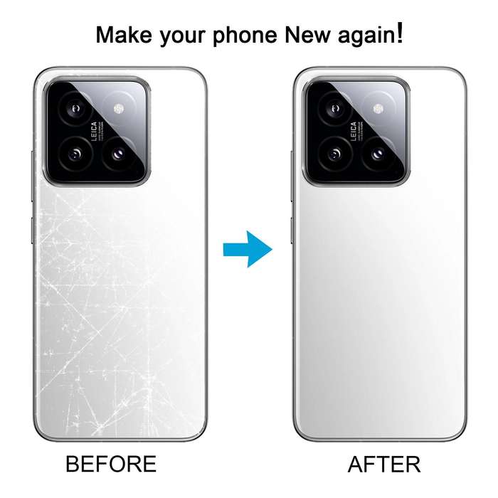 For Xiaomi 14 Pro OEM Battery Back Cover(White)
