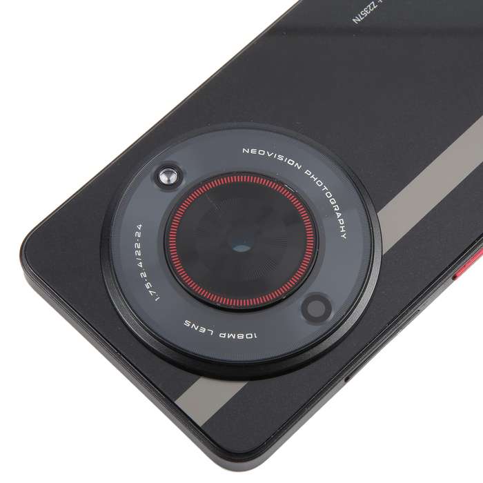 For ZTE nubia Focus Glass Battery Back Cover with Middle Frame / Camera Lens Cover(Black)