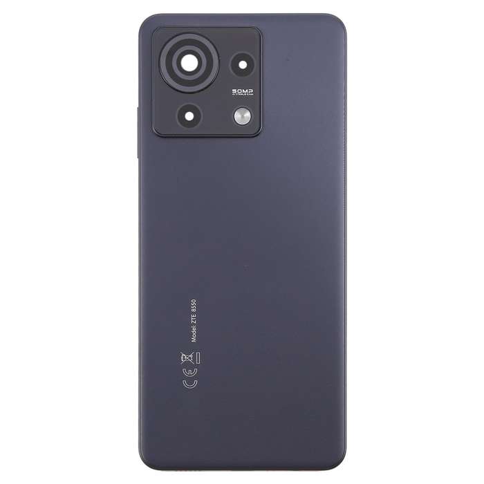For ZTE Blade V50 Vita Battery Back Cover with Camera Lens Cover(Black)
