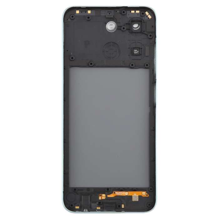 For ZTE Blade A55 Z2450 Battery Back Cover with Middle Frame / Camera Lens Cover(Black)