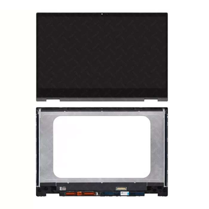 LCD Screen For HP Pavilion X360 14-DW 14M-DW Digitizer Full Assembly with Frame(Black)