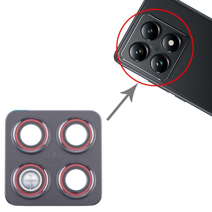 For Xiaomi 14T Original Rear Camera Lens Cover (Black)