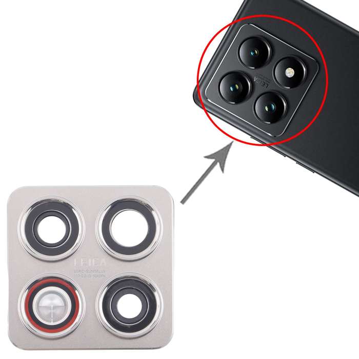 For Xiaomi 14T Original Rear Camera Lens Cover (Black)