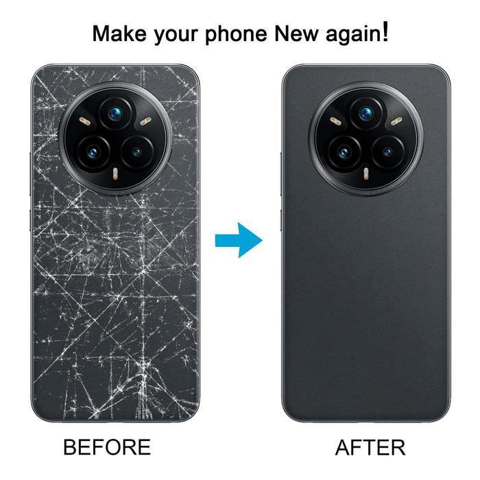 For Realme 14 Pro+ Original Battery Back Cover with Camera Lens Cover(Purple)