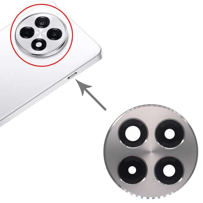 For OnePlus Ace 5 PKG110 Back Camera Lens (Titanium Color)