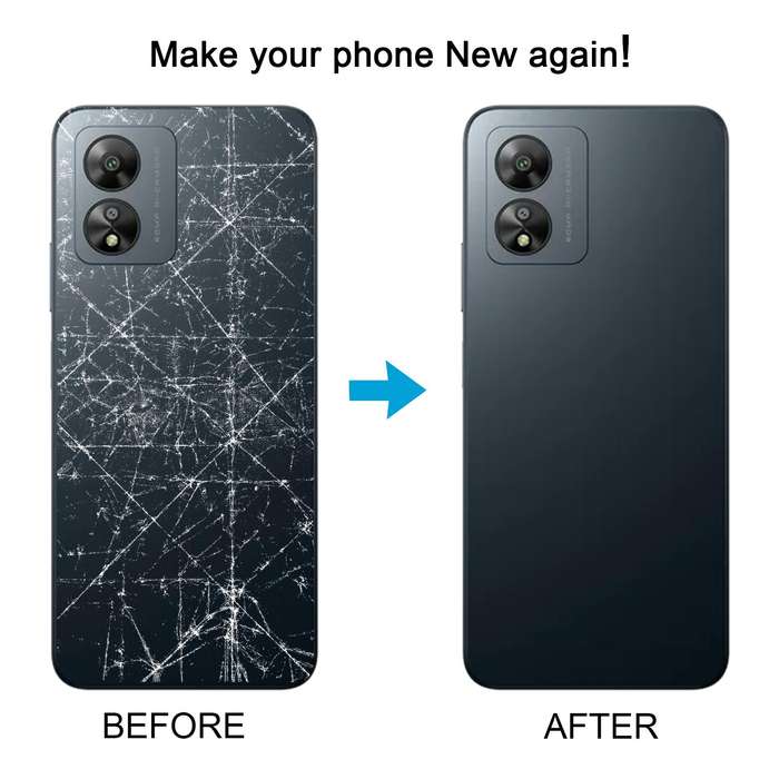 For Boost Celero 5G SC SN339D Glass Battery Back Cover(Gray)